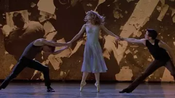 Costumes of Center Stage: Amanda Schull wears Blue Ballet Dress Leotard to play Jody in the movie