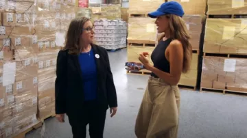 JW Anderson Kite Cotton-blend Pants worn by Brynn Whitfield as seen in The Real Housewives of New York City (S15E10)