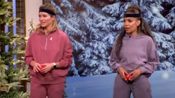 Alo Muse Hoodie worn by Sunny Hostin as seen in The View on December 4, 2024