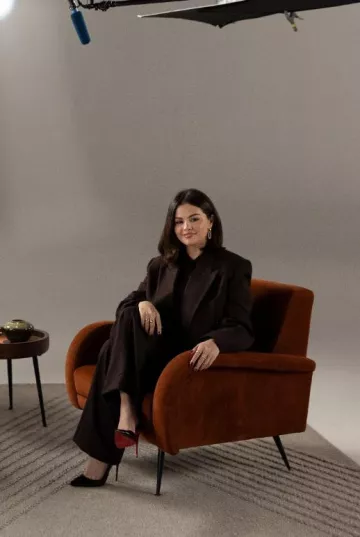 Christian Louboutin Iriza Pumps worn by Selena Gomez at Variety Studio: Actors on Actors on December 11, 2024