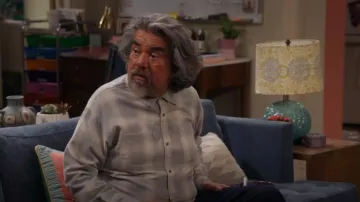 Frame Checked Cotton-Flannel Shirt worn by George (George Lopez) as seen in Lopez vs Lopez (S03E05)