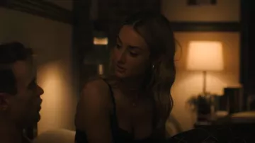 Tiffany & Co Elsa Peretti Open Heart Pendant worn by Lucy Albright (Grace Van Patten) as seen in Tell Me Lies (S02E04)