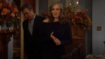 Suéter de Ramy Brook Chance usado por Diane Jenkins (Susan Walters) como se ve en The Young and the Restless el 27 de noviembre de 2024