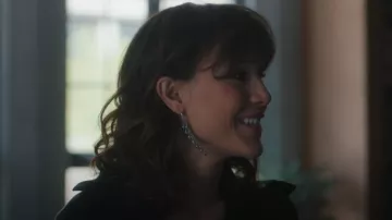 Hello Molly 925 Silver Ice Queen Earrings Silver worn by Nellie (Jade Fernandez) as seen in Tell Me Lies (S02E07)