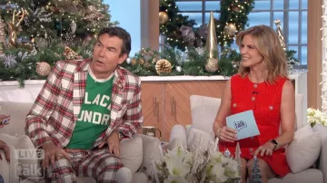 Sr. Turk Kennedy Blazer de Jerry O'Connell visto en The Talk el 9 de diciembre de 2024