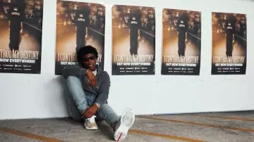 Prada Dark Iron Grey Prada Milano Hoodie worn by Yungeen Ace in Yungeen Ace - Done Crying (Official Music Video)