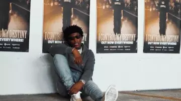 Prada Black Angular Symbole Sunglasses worn by Yungeen Ace in Yungeen Ace - Done Crying (Official Music Video)