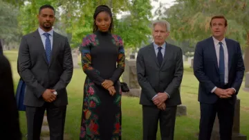 La DoubleJ Halle Dress worn by Gaby (Jessica Williams) as seen in Shrinking (S02E10)