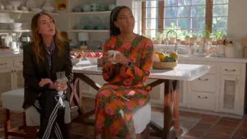 La DoubleJ Long Sleeve Swing Dress worn by Gaby (Jessica Williams) as seen in Shrinking (S02E10)