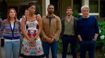 Rowan Orion Midcentury Twill Shirt Jacket worn by Derrick  (Damon Wayans Jr.) as seen in Shrinking (S02E10)