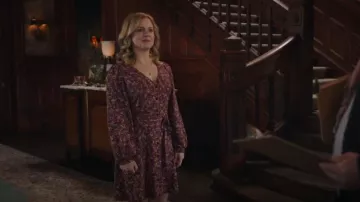 Des Petite Haus Autumn Dress Tamari Autumn worn by Samantha (Rose McIver) as seen in Ghosts (S04E05)
