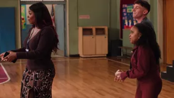 H&M Fine Knit Pencil Skirt worn by Ava Coleman (Janelle James) as seen in Abbott Elementary (S04E07)