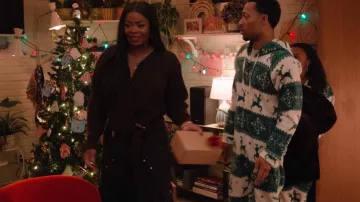 Gap Cult Gaia Cargo Barrel Pants worn by Ava Coleman (Janelle James) as seen in Abbott Elementary (S04E08)