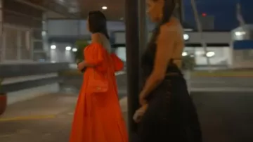 Chanel Lambskin Quilted Medium Double Flap Red worn by Jessel Taank as seen in The Real Housewives of New York City (S15E11)