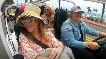 Celine Céline Cat-Eye Mirror Sunglasses worn by Kathy Hilton as seen in The Real Housewives of Beverly Hills (S14E04)