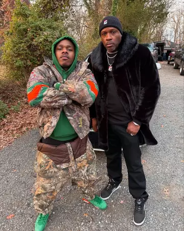 Bape College Pullover Hoodie worn by DaBaby on the Instagram account @dababy