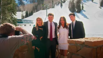 Chanel Bouclé Tweed Skirt White worn by Meredith Marks as seen in The Real Housewives of Salt Lake City (S05E12)