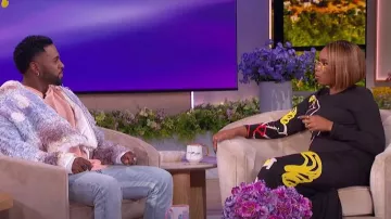 Alice + Olivia Delora Open Back Maxi Dress worn by Jennifer Hudson as seen in The Jennifer Hudson Show on  November 8, 2024