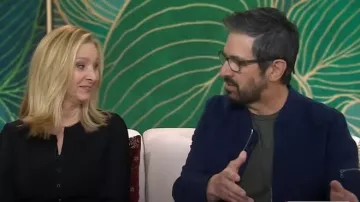 John Varvatos Suede Bomber Jacket worn by Ray Romano as seen in Today on December 12, 2024