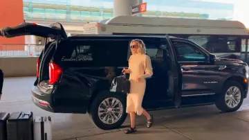 Chanel Quilted Dad Sandal worn by Whitney Rose as seen in The Real Housewives of Salt Lake City (S05E13)