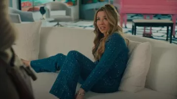 Sandro Sequin-Embellished Cropped Jacket worn by Margo Starling (Linda Cardellini) as seen in No Good Deed (S01E04)