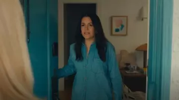 7 For All Mankind Women's The Denim Shirt worn by Leslie Fisher (Abbi Jacobson) as seen in No Good Deed (S01E08)