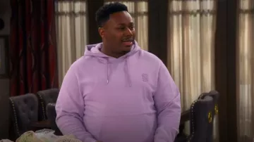 Sandro Hoodie Sweatshirt worn by Marty Butler (Marcel Spears) as seen in The Neighborhood (S07E08)