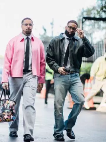 Enfants Riches Déprimés Dark Green Leather Painters Wives Jacket worn by Odell Beckham Jr. on the Instagram account @miamidolphins