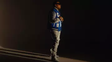 Jordan 4 Retro White Cement worn by Finesse2tymes in Finesse2Tymes - Bigger Now ft. Hunxho [Official Music Video]