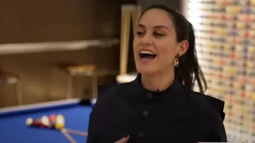 Sylvia Toledano Chain Neo Clip-On Drop Earrings usados por Donna Farizan como se ve en Today with Hoda & Jenna el 17 de diciembre de 2024