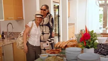 Johanna Ortiz Robe midi tunique Natural Wisdom portée par Racquel Chevremont comme on le voit dans The Real Housewives of New York City (S15E12)