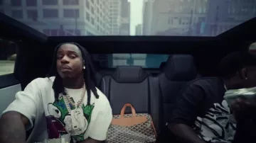 Goyard Black & Brown Cisalpin Backpack worn by Polo G in Polo G - S.I.P (Official Video)