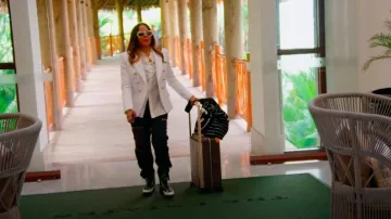 Veronica Beard Miller Dickey Chaqueta usada por Mary Cosby como se ve en The Real Housewives of Salt Lake City (T05E14)