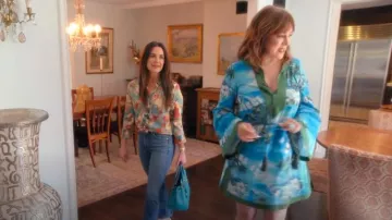 Hermès Hermes Birkin Bg 35 Blue worn by Kyle Richards as seen in The Real Housewives of Beverly Hills (S14E05)