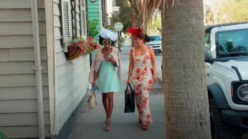 Vestido de Indra de la Reforma usado por Leva Bonapart como se ve en Southern Charm (S10E01)