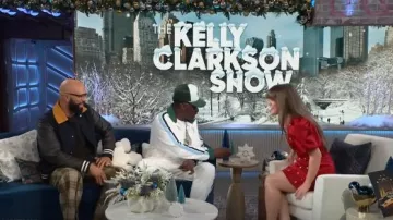 Pantalon de survêtement Sergio Tacchini Monte porté par Pete Rock tel que vu dans The Kelly Clarkson Show le 17 décembre 2024