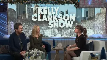 Reiss Utility Tux Jumpsuit worn by Lisa Kudrow as seen in The Kelly Clarkson Show on December 18, 2024