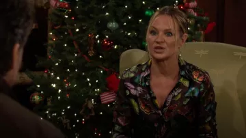 Alice + Olivia Eloise Shirt worn by (Sharon Case) as seen in The Young and the Restless on December 26, 2024