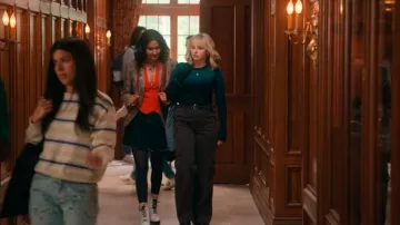 Mango Backless Halter Vest In Red worn by Bela Malhotra (Amrit Kaur) as seen in The Sex Lives of College Girls (S03E05)