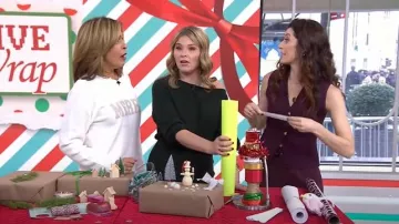 Zara Belted Culottte Pants worn by John Hunsley as seen in Today with Hoda & Jenna on December 23, 2024