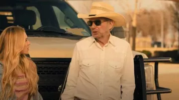 Gafas de sol Ray Ban 3671 usadas por Tommy Norris (Billy Bob Thornton) como se ve en Landman (S01E03)