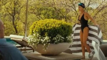 Gooseberry So Chic Swimsuit worn by Cami Miller (Demi Moore) as seen in Landman (S01E03)