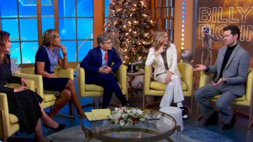 Veronica Beard Upstate Dickey usado por Lara Spencer como se ve en Good Morning America el 16 de diciembre de 2024