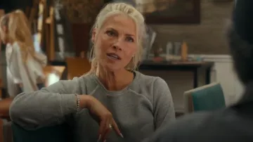 The Great. Women's The College Swe worn by Angela Norris (Ali Larter) as seen in Landman (S01E07)