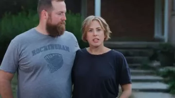 Madewell Dolman-Sleeve Crewneck Tee In Slub porté par Erin Napier comme on le voit dans Home Town (S09E01)