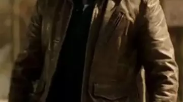 Brown Leather Jacket worn by 'Big Nick' O'Brien (Gerard Butler) in Den of Thieves 2: Pantera