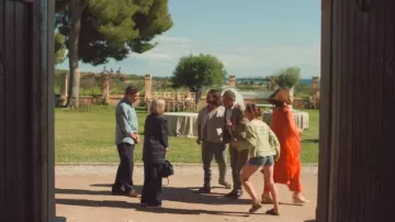 Birkenstock Arizona Sandals In Brown worn by Olivia Stern (Elizabeth Roberts) as seen in The Split (S04E01)