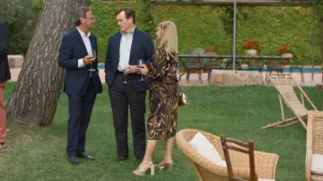 Mango Marble Print Dress worn by Rose Defoe (Fiona Button) as seen in The Split (S04E01)