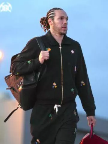 Rimowa Black Never Still Large Flap Backpack worn by Aaron Gordon on the Instagram account @nuggets