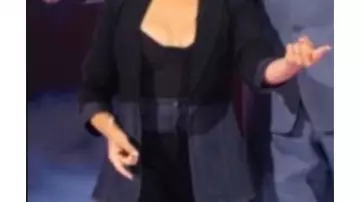 Two Tone Blazer of Self - Host (Gina Rodriguez) in Lucky 13 (S01)
